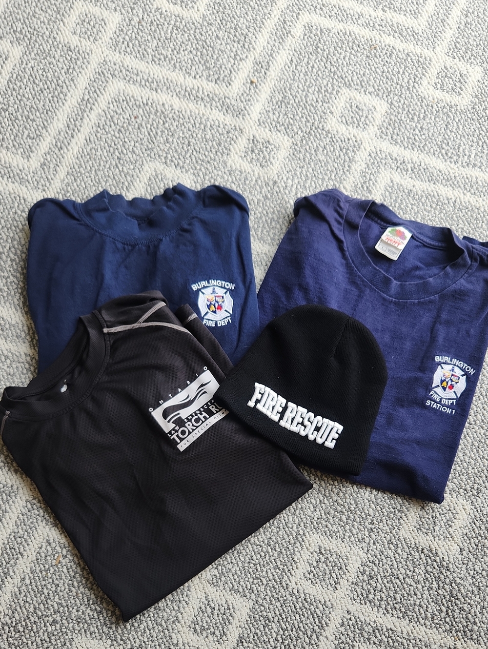 Burlington Ontario Fire Rescue Bundle 3 Shirts Plus 1 Hat